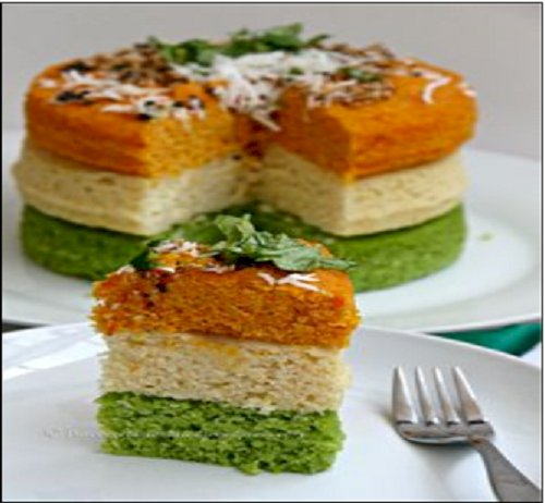 Tiranga Dhokla Recipe