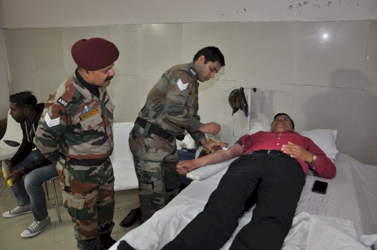 NGO I Am Still Human holds blood donation camp for welfare of Indian Army