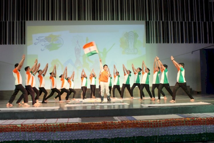 Students of DPS salute Indian Republic