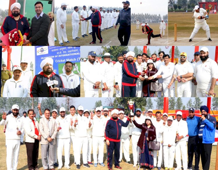 Customs Commissionerate Ludhiana organised T-20 Cricket 