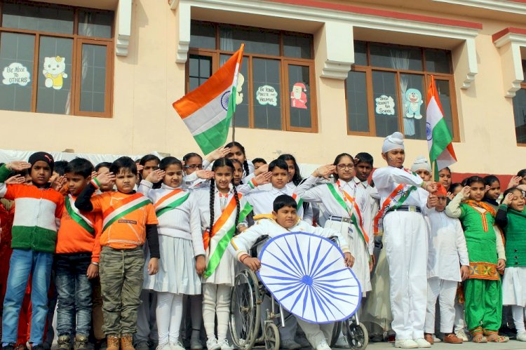 Republic Day celebrated at Ashmah International School