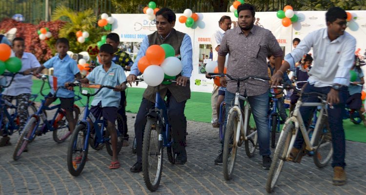 20 recycled bicycles donated to children 