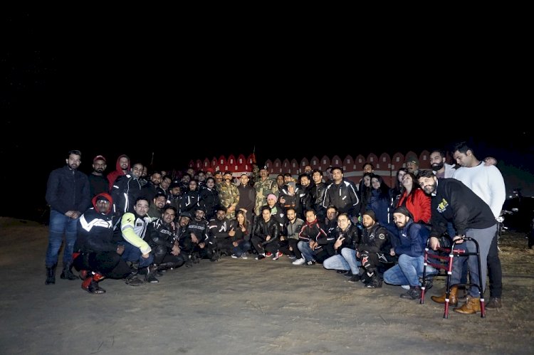 30 Super bikers honored BSF Soldiers at Atari Border by  Rev Salute