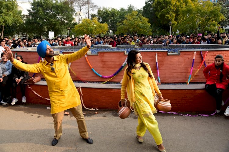 Basant Panchmi celebration at CGC Landran