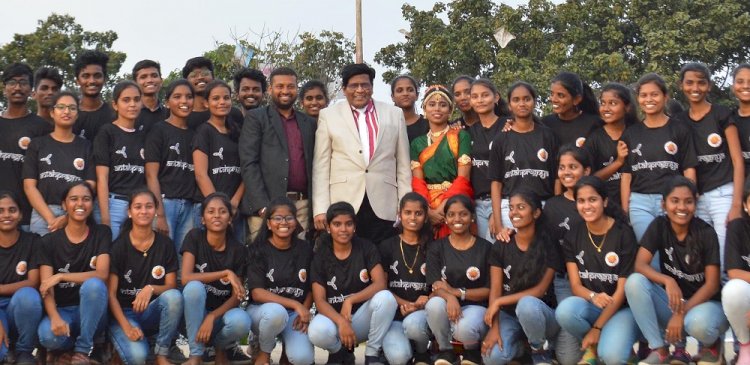 RGUKT held flash mob to create awareness about its forthcoming program ‘Antahpragnya-2020