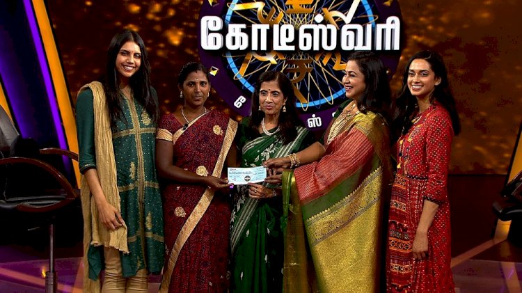 India’s top woman banker Shanti Ekambaram takes hot seat in Colors Tamil’s Kodeeswari