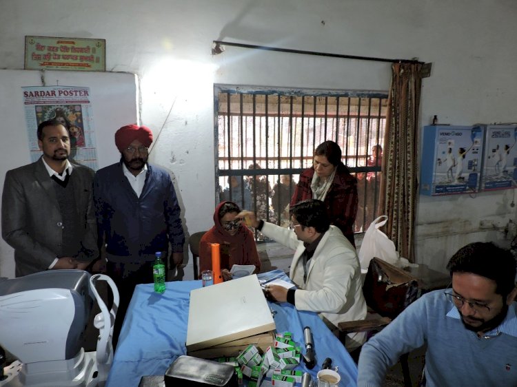 Eye check-up camp organised at women jail