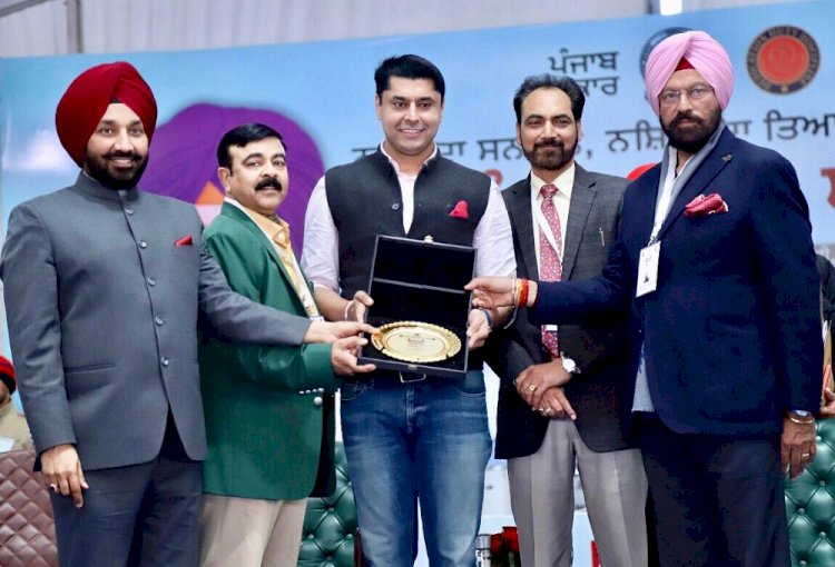 Punjab Youth Development Board Chairman Sukhwinder Singh Bindra honoured by Punjab Govt