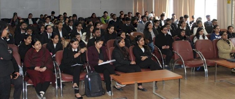 Pre placement talk on career prospects at UILS