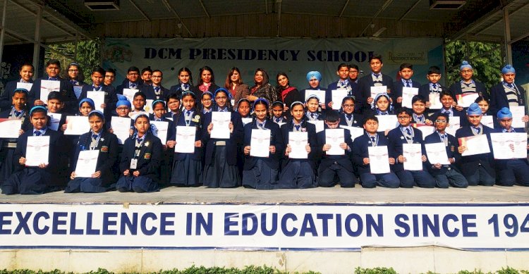 DCM Presidency School accolades as top 25 talented schools in India by ScoolStars