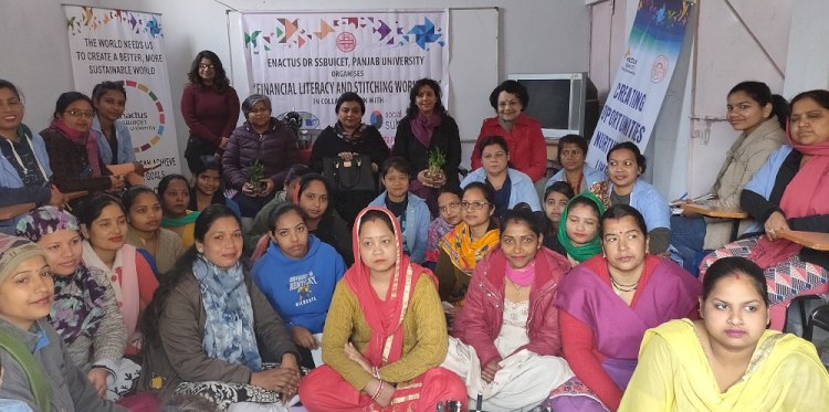 PU Enactus holds workshop for underprivileged women