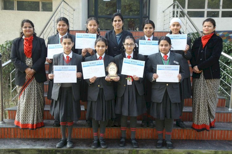 Innocent Hearts School, Loharan, brings laurels in poster making and science play competition