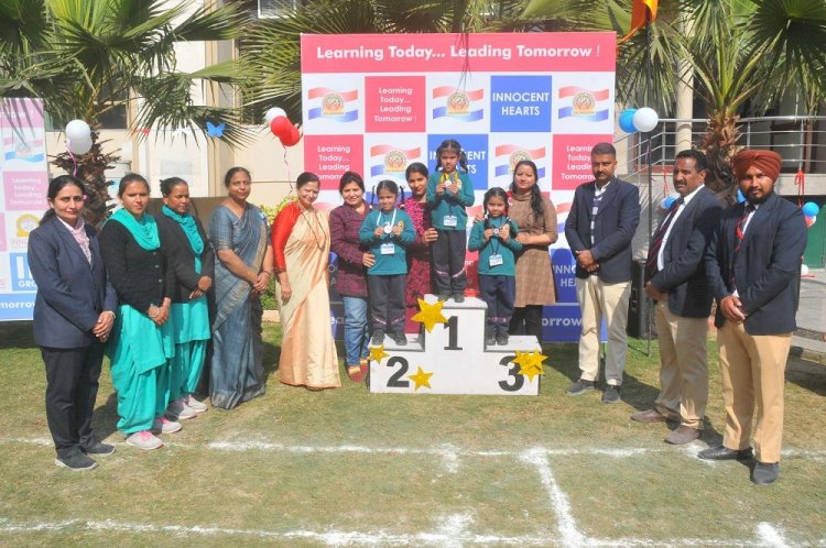 Little ones of Innocent Hearts exhibited their passion in sports week