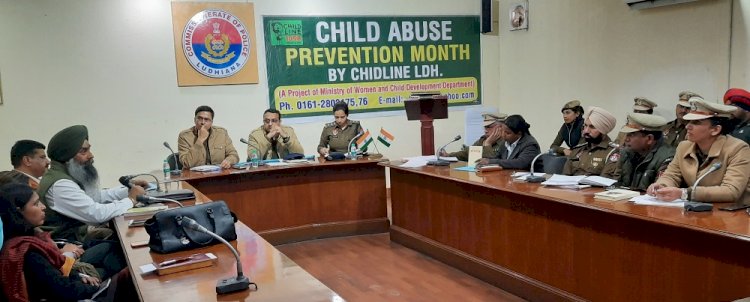 Ludhiana police and Child Line 1098 to take joint steps for welfare of children