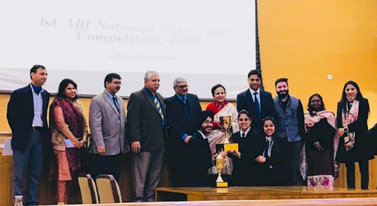 LPU LLB Hons students declared national champion at AIU’s law event