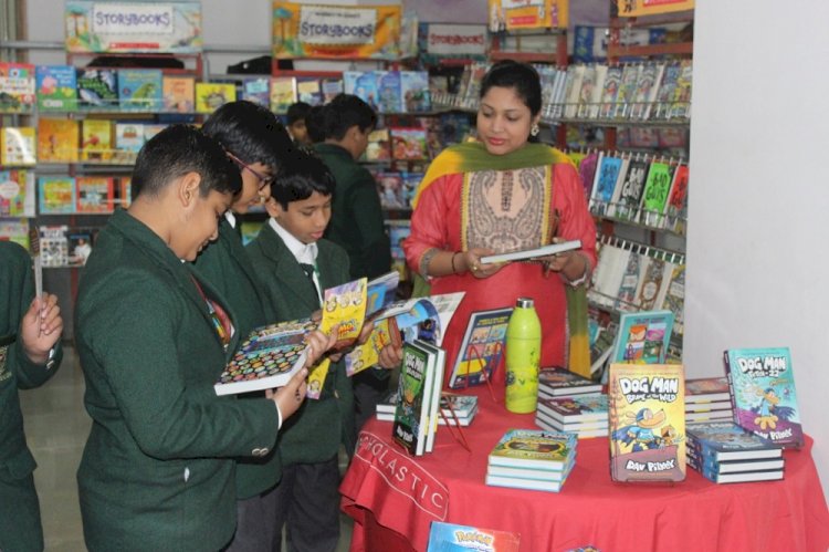 DPS Rajnagar Extension organized book fair for three days