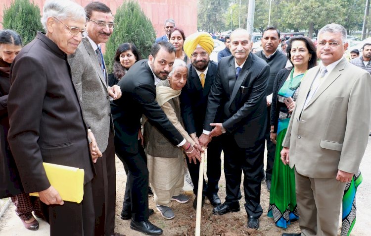 Foundation stone laid in Laws Department of PU