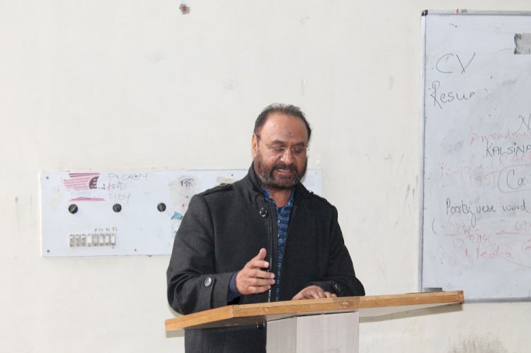 Interaction with Punjabi poet Swarnjit Savi