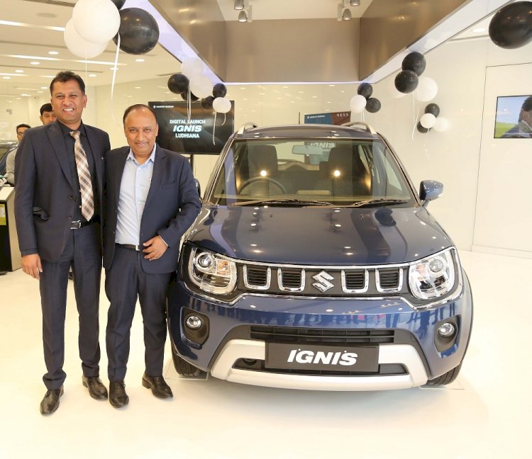 Maruti Suzuki held launching ceremony of IGNIS at Lovely Autos-Nexa, Ludhiana