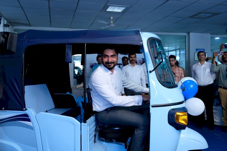 Piaggio launches Ape’ E- City in Vijayawada