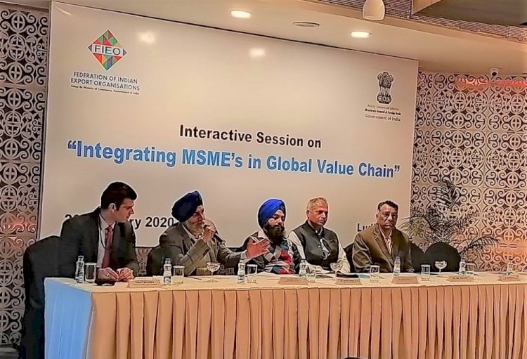 Session on integrating MSMEs into global value chain 