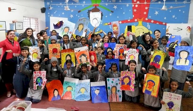 33 Artists from 12 nationalities from around world come together to empower children and youth through the arts