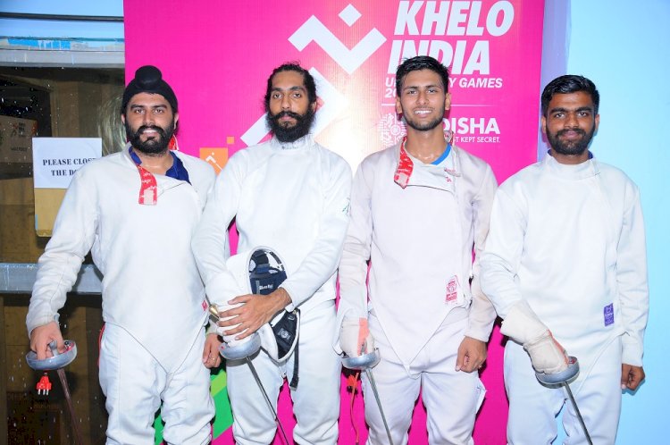 Punjab’s Universities lead charge in fencing at KIUG 2020