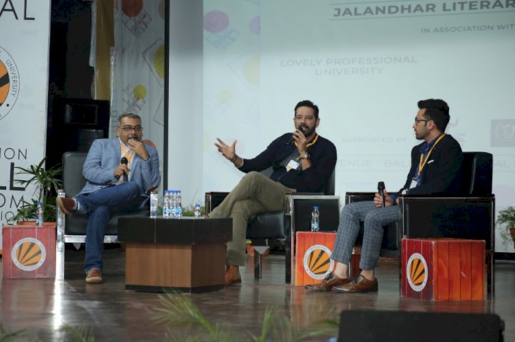 Bollywood and television actor Anup Soni interacts with LPU students