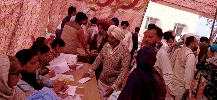More than 2900 beneficiaries avail facility during three MGSVY Camps at Ferozepur
