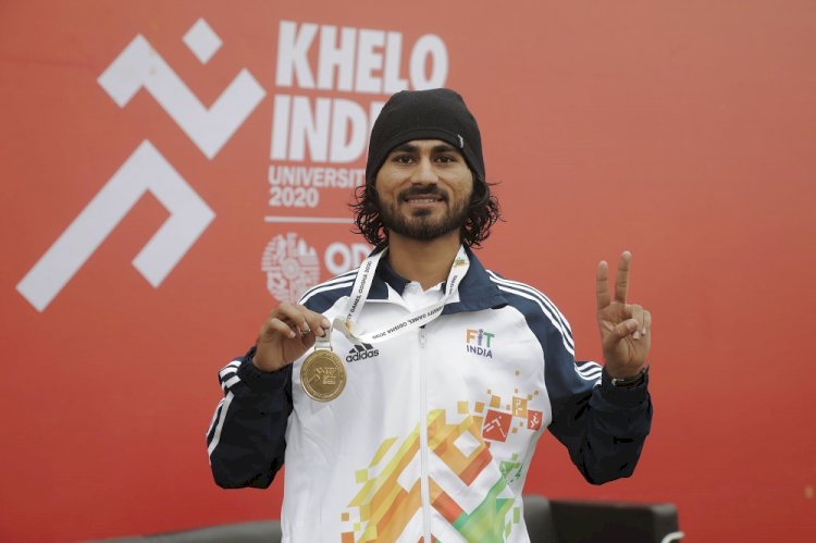 Narendra Pratap Singh completes grand double with 5000m win