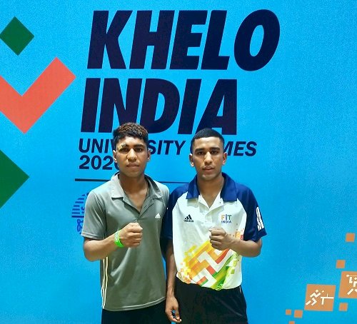 Brothers from Patiala show no mercy in boxing final of Khelo India University Games 2020