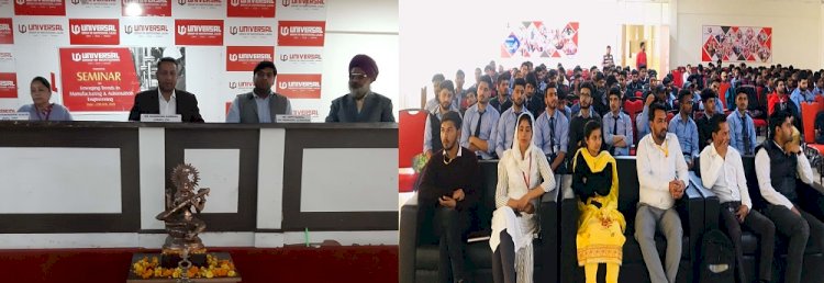 UGI organized workshop on emerging trends in manufacturing and automation sector