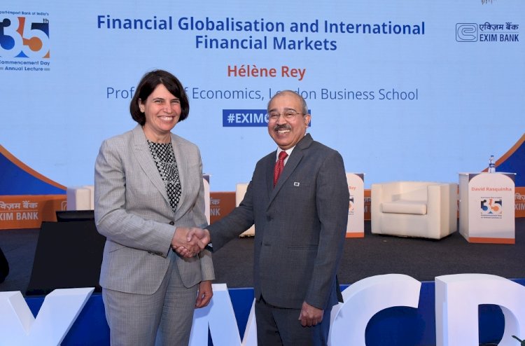 Prof Helene Rey delivers Exim Bank’s 35th commencement day annual lecture