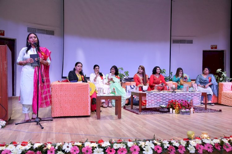 Mahilla kavi sammelan 2020 held at PU