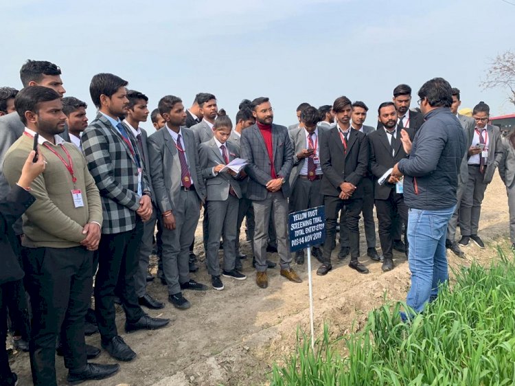 Students of agriculture department of Innocent Hearts visit BISA Ludhiana