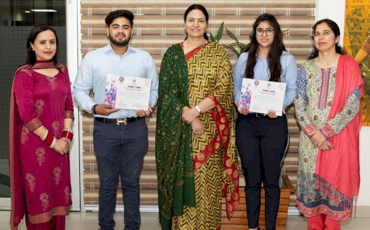 Students of Apeejay College of Fine Arts participate in kaizen