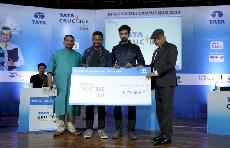 Tata Group organized India’s largest campus quiz ‘Tata Crucible-2020’ at LPU Campus