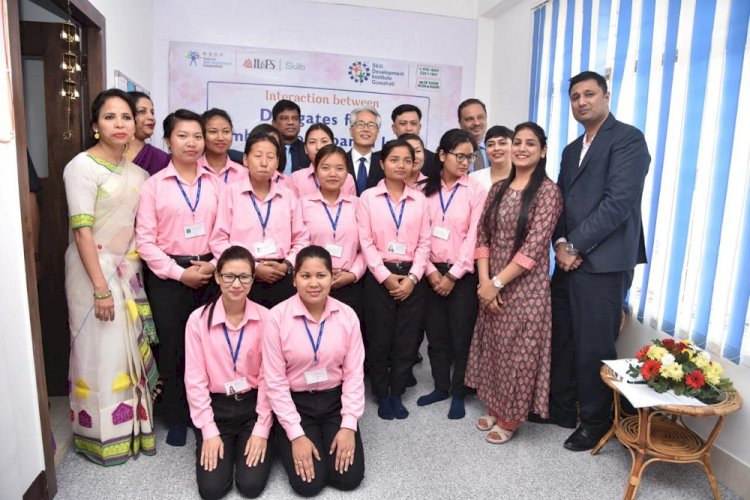 Ambassador of Japan to India visited IL and FS Skills Centre for first-ever Indo-Japan Intern Training Programme in North-East