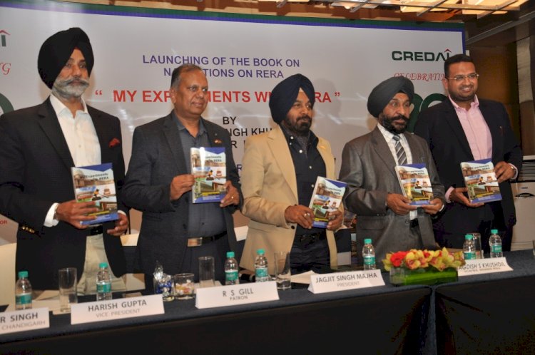 Member RERA Punjab Jagdish Khushdil’s book `My Experiment With RERA' unveiled