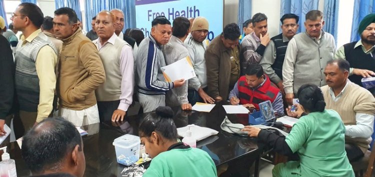 180 Police personnel examined in health camp